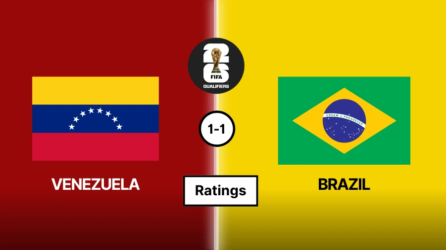 brazil vs venezuela ratings