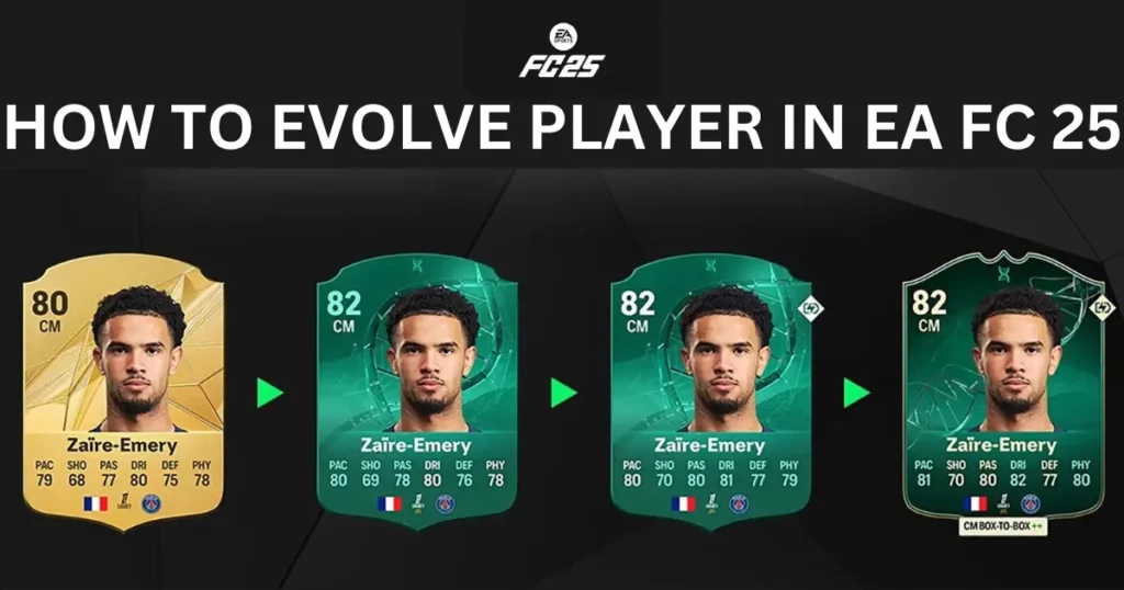 Step-by-Step Guide on Evolving Your Player In EA FC 25.