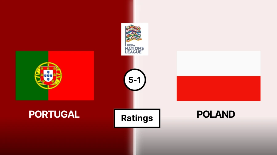 portugal vs poland ratings