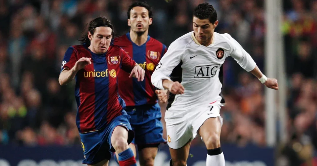 Lionel Messi and Cristiano Ronaldo