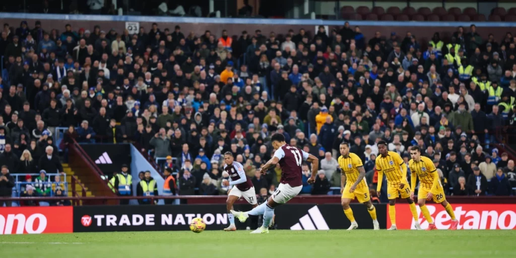 Watkins was the highest rated player in Aston Villa vs Brighton Player Ratings 