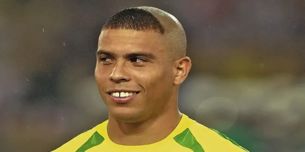 Ronaldo's iconic triangle cut (Image Credit- Pinterest)