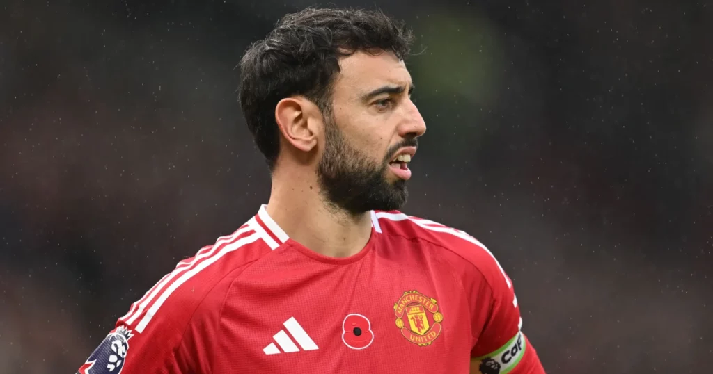 Manchester United captain Bruno Fernandes