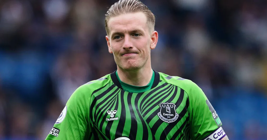 Everton goalkeeper Jordan Pickford