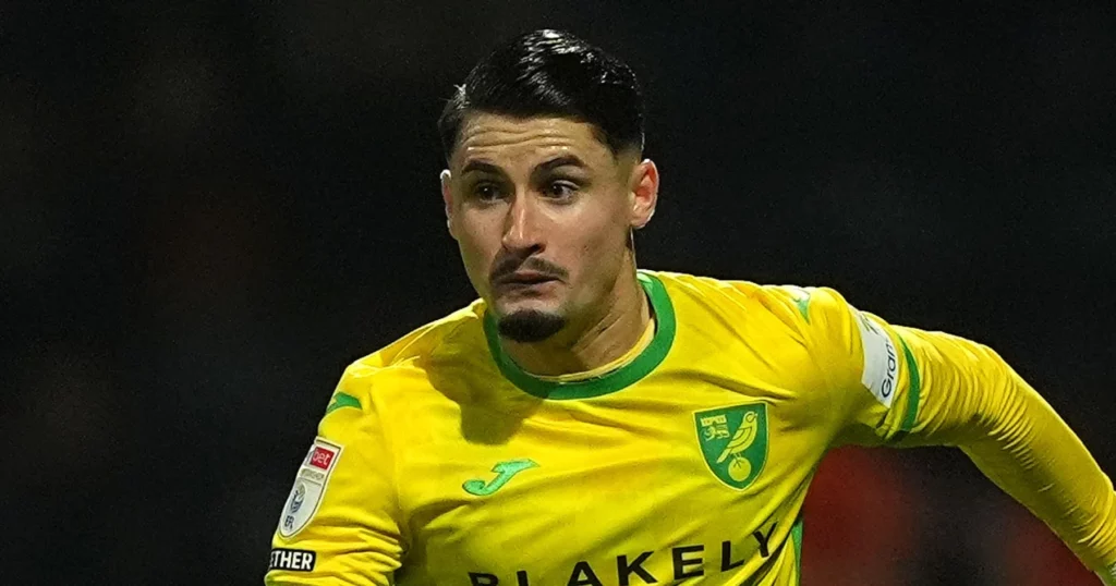 Norwich City winger Borja Sainz