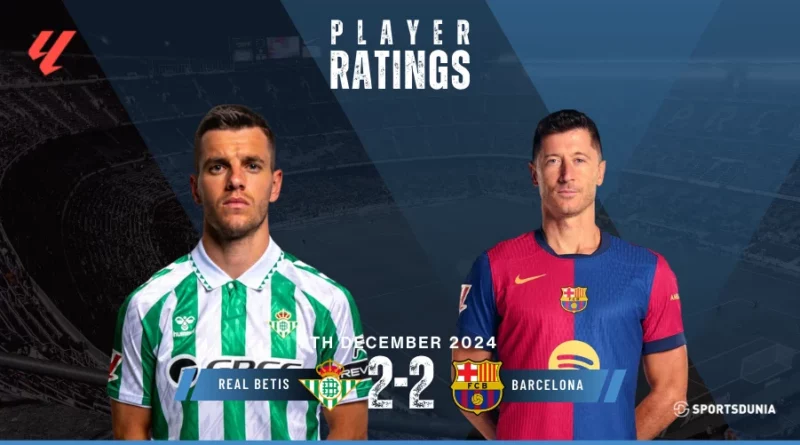 Real Betis vs Barcelona Player Rating
