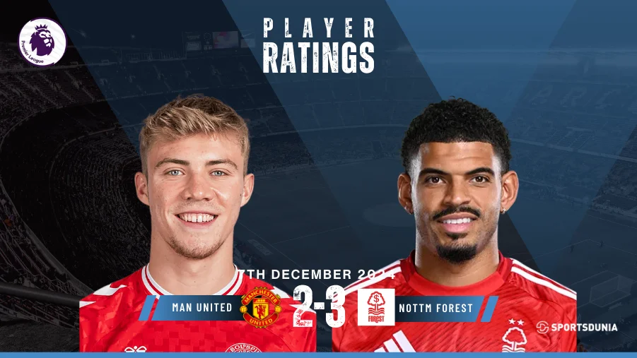 Manchester United vs Nottingham Forest Player Ratings