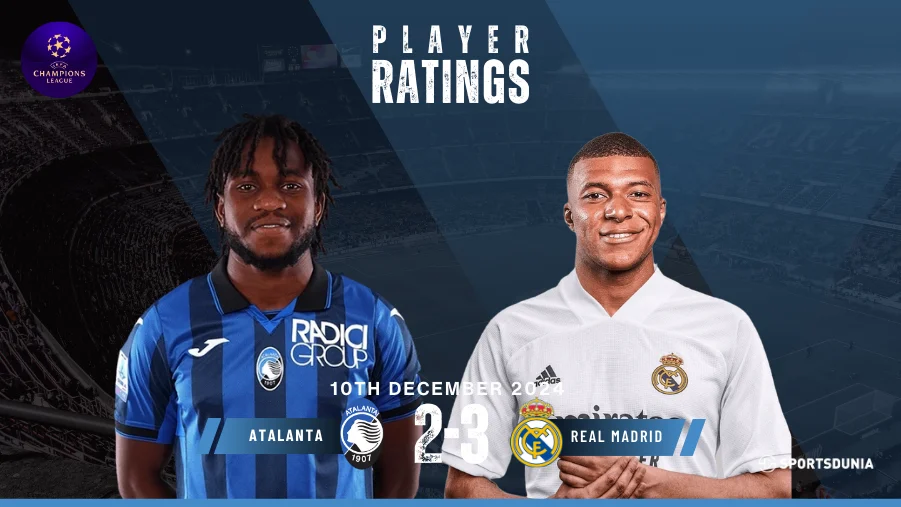 Atalanta vs Real Madrid: Player Ratings