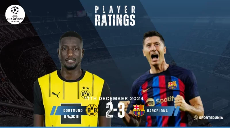 Borussia Dortmund vs Barcelona Player Ratings