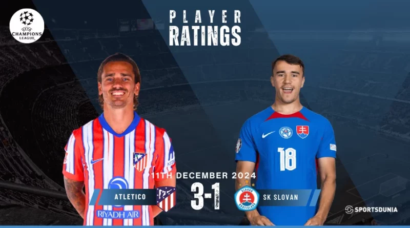 Atletico Madrid vs SK Slovan Bratislava