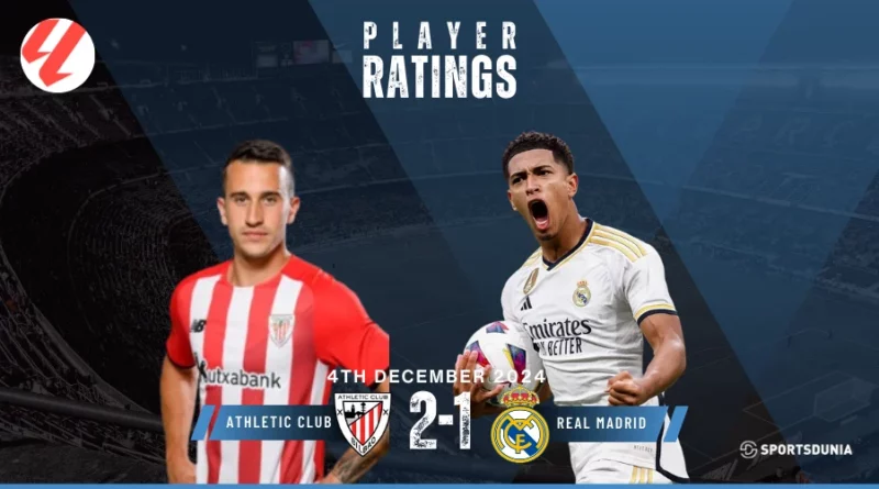 Athletic Club vs Real Madrid Player Ratings