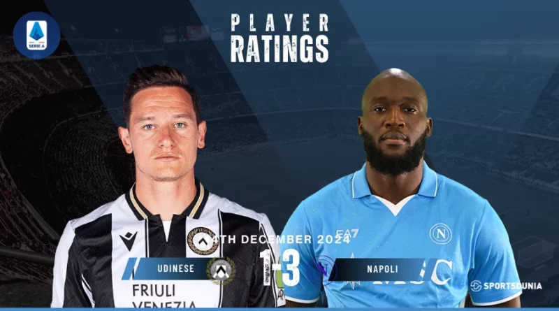 Udinese vs Napoli player ratings