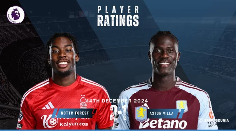Nottingham Forest vs Aston Villa player ratings