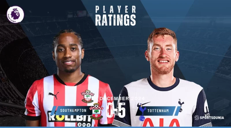 Southampton vs Tottenham Hotspur Player Ratings