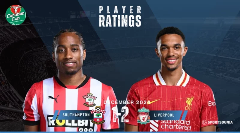 Southampton vs Liverpool Player Ratings