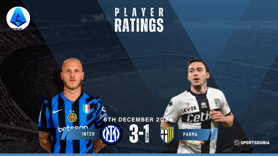 Inter Milan vs Parma Player Ratings