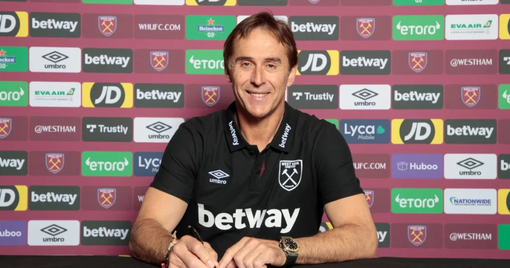 Julen Lopetegui, head coach, West Ham United (Image Credits West Ham United)