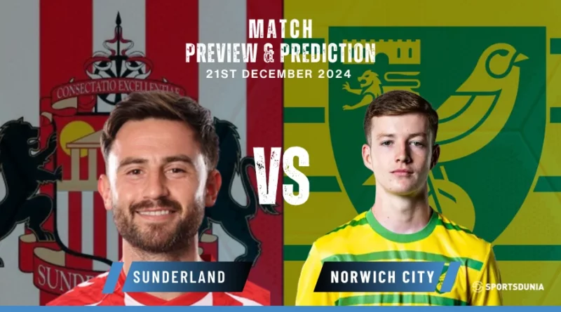 Sunderland vs Norwich City