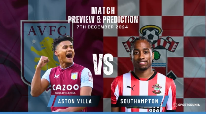 Aston Villa vs Southampton