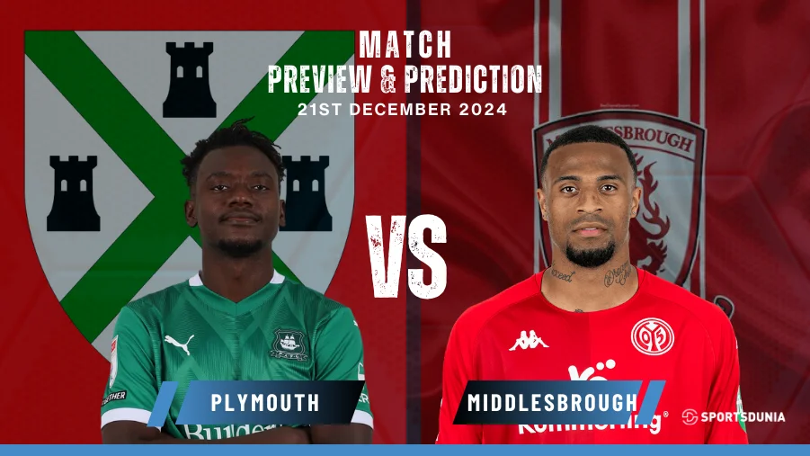 Plymouth vs Middlesbrough