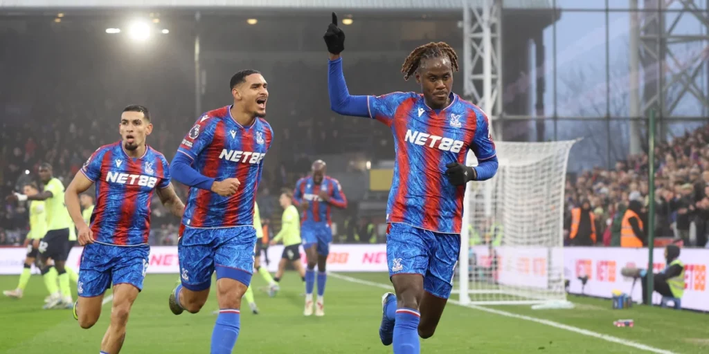 Chalobah after scoring the header for Crystal Palace