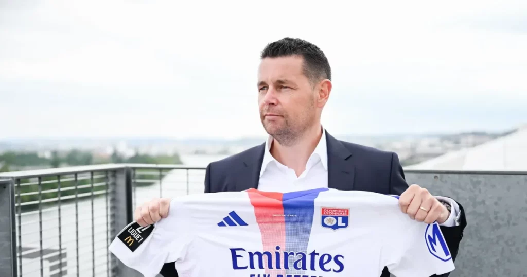 Pierre Sage, Lyon head coach (Image Credits Olympique Lyonnais)