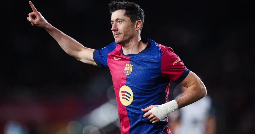 Robert Lewandowski (Image Credit: X/@FCBarcelona)