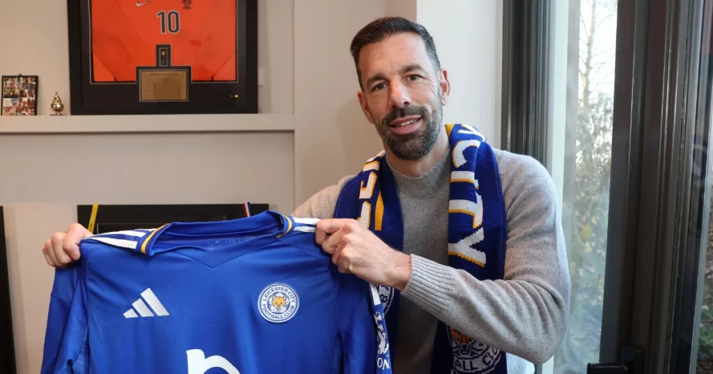 Ruud van Nistelrooy, new head coach, Leicester City (Image Credits Goal.com)