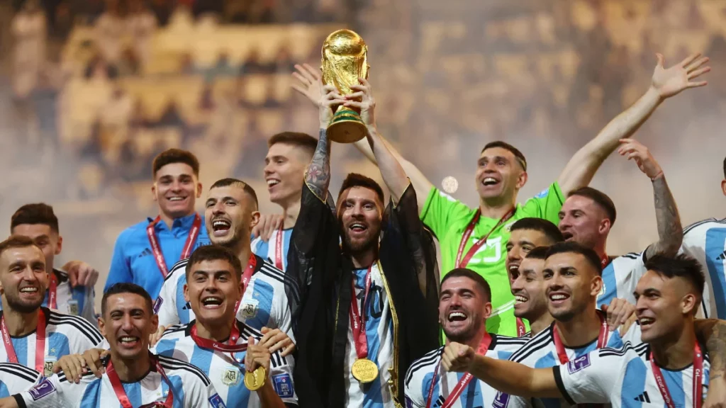 Argentina national football team 2022 FIFA world Cup celebration