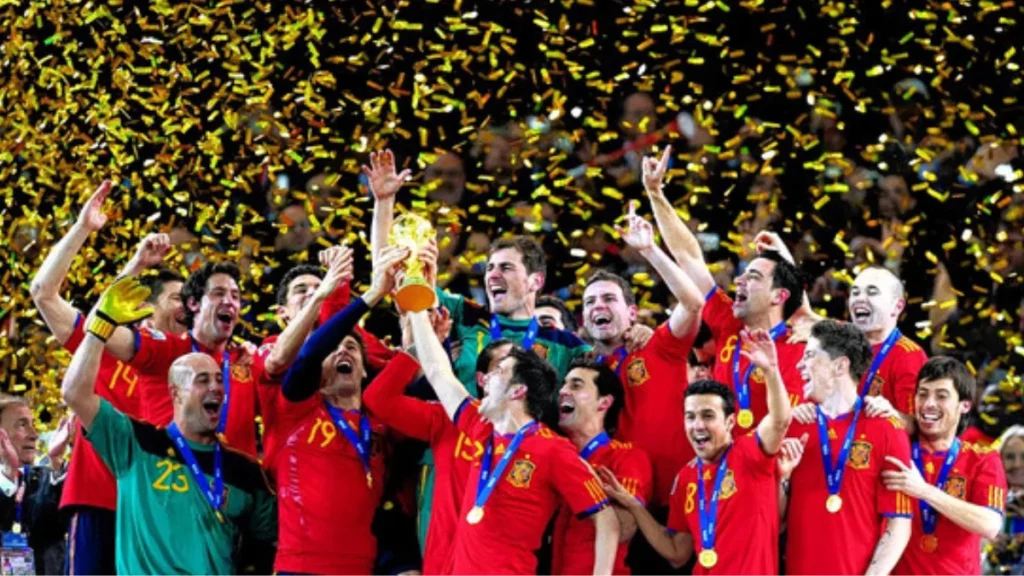 Spain  national football team 2010 FIFA world Cup celebration