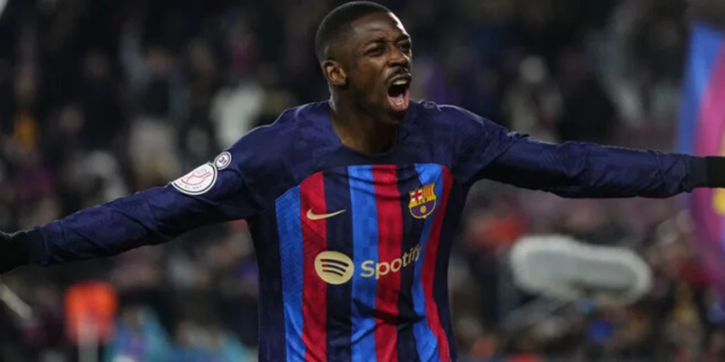 Dembele won three La Liga titles with Barcelona 