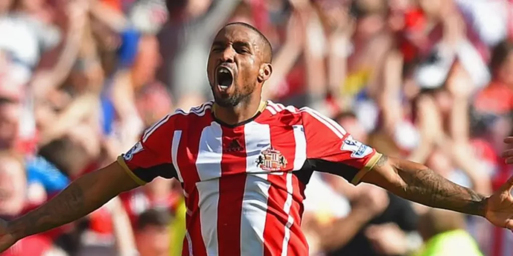 Jermain Defoe after the derby winner for Sunderland