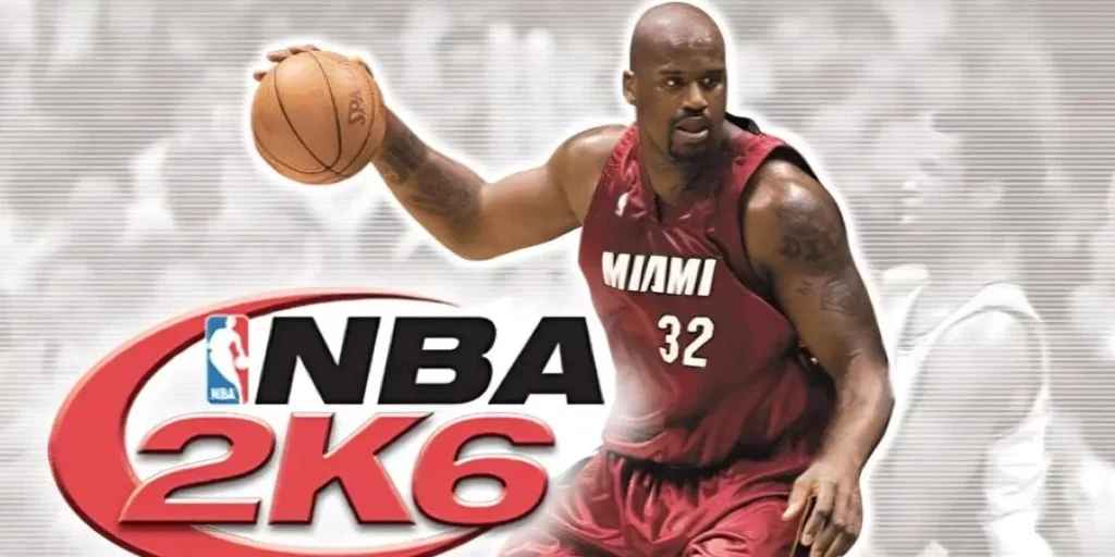 Shaquille O'Neal on NBA 2K6 cover