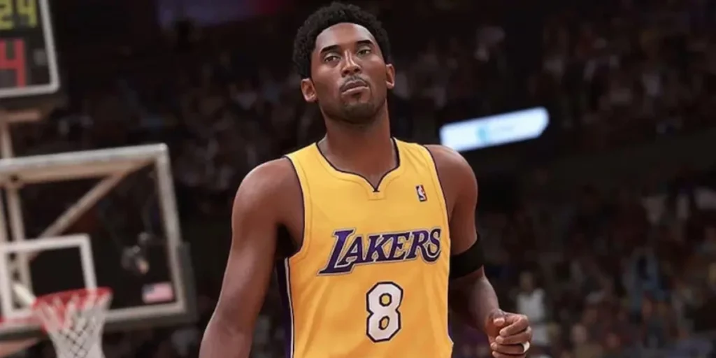 Kobe Bryant's screengrab from NBA 2k