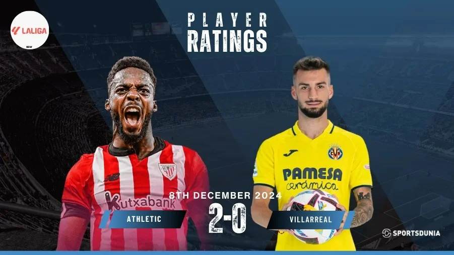 Athletic Club vs Villarreal player ratings