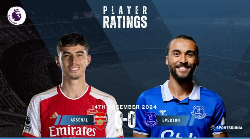 Arsenal vs Everton Player Ratings