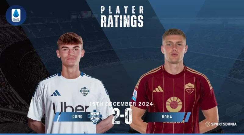 Como vs Roma player ratings