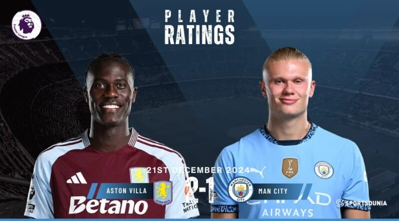 Aston Villa vs Manchester City Player Ratings