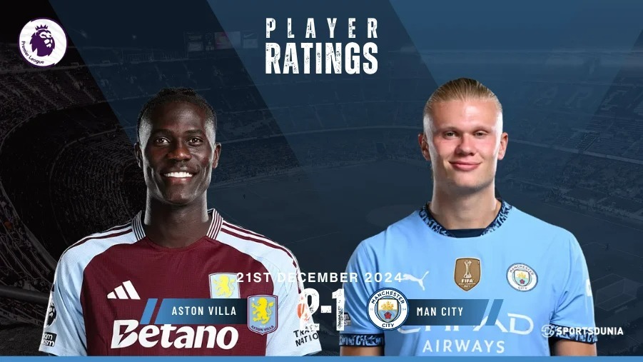 Aston Villa vs Manchester City Player Ratings