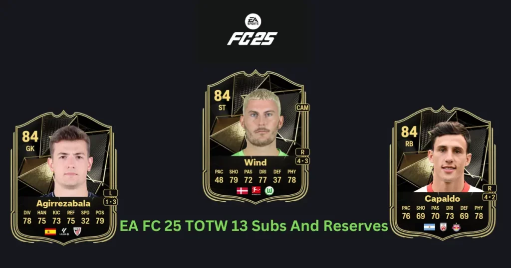 EA FC TOTW 13 Subs and Reserves List