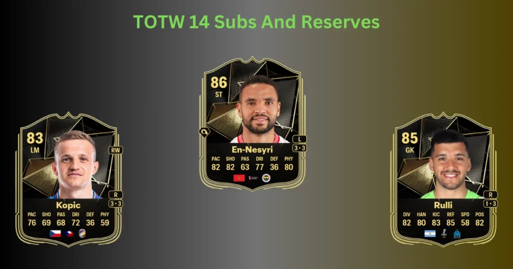 EA FC 25 TOTW 14 Players In The Picture