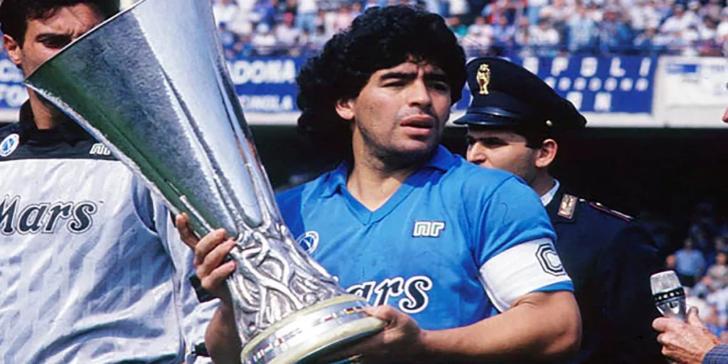 Diego Maradona in SSC Napoli (Image Credit- Sports Illustrated)