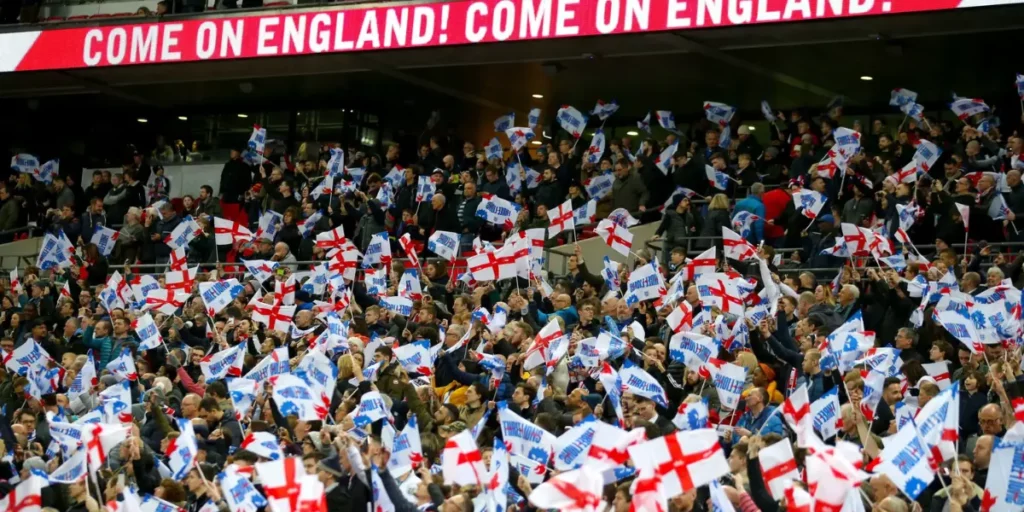 Wembley Stadium is well known for its record breaking support 