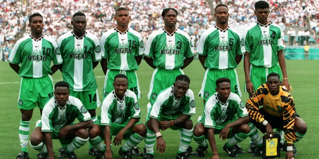 Nigeria stunned the world by winning a gold at the Olympic Soccer in 1996 