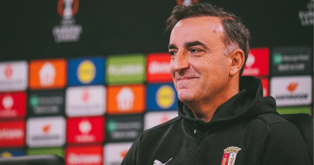 Braga manager Carlos Carvalhal