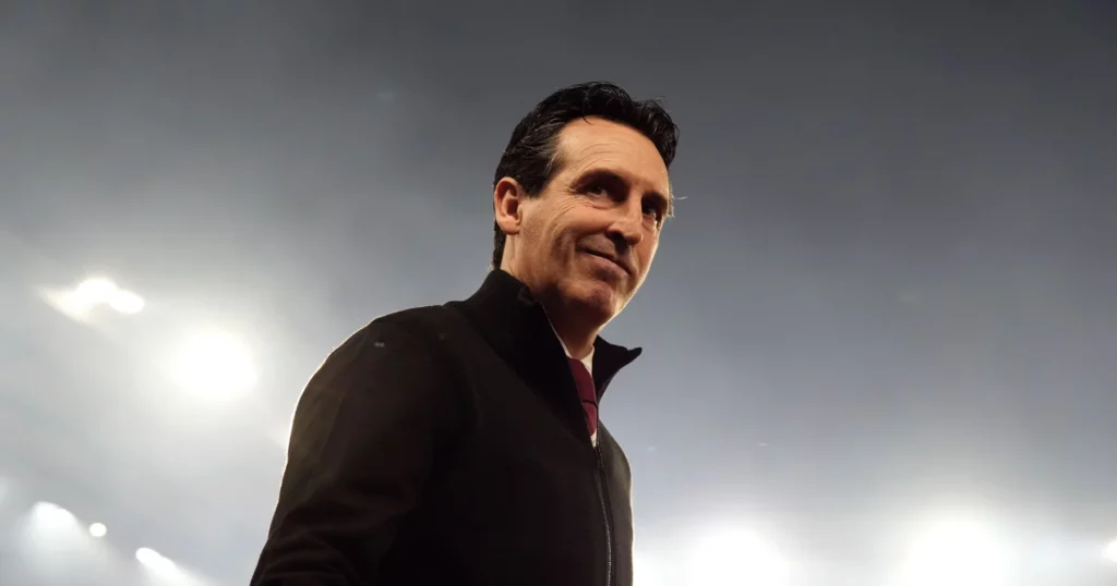 Aston Villa manager Unai Emery.