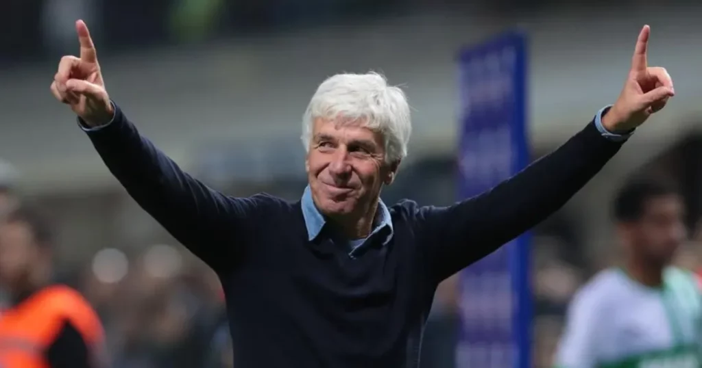 Atalanta manager Gian Piero Gasperini