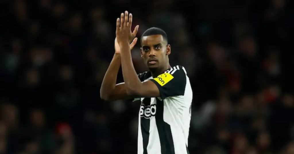 Newcastle striker Alexander Isak