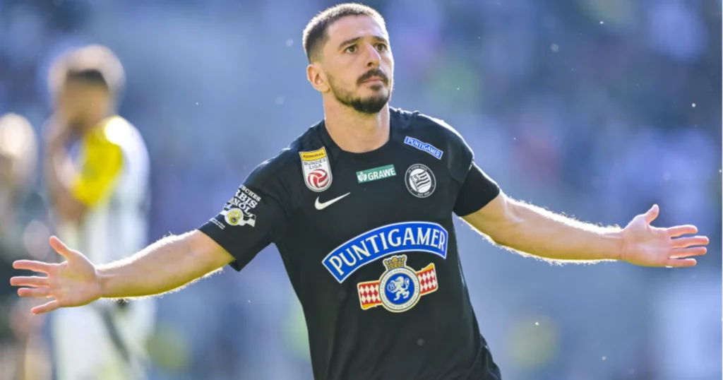 Sturm Graz striker Kiteishvili