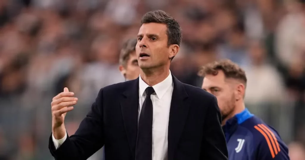 Juventus manager Thiago Motta.